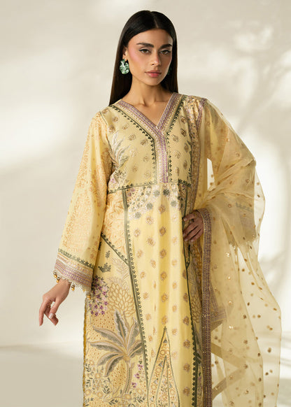 Haseens | Mahra Pret | Yasmen - Luxury Dress - available at Maria Faisal in UK and USA.