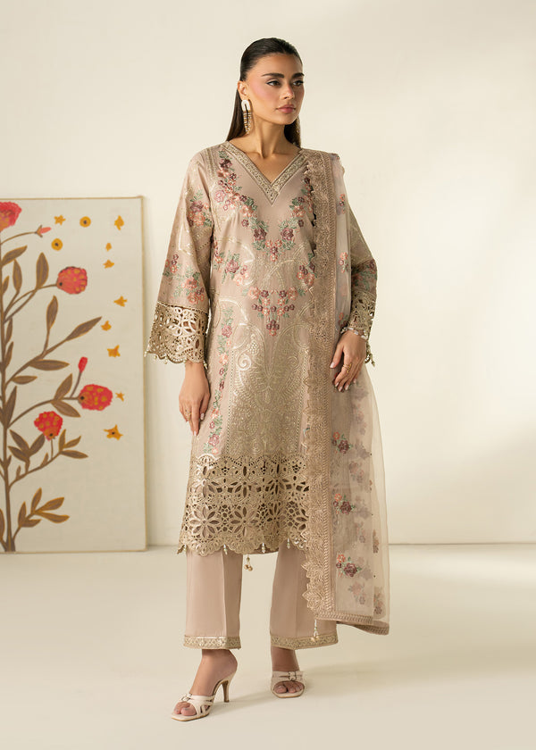 Haseens | Mahra Pret | Zehnoor - Luxury Dress - available at Maria Faisal in UK and USA.