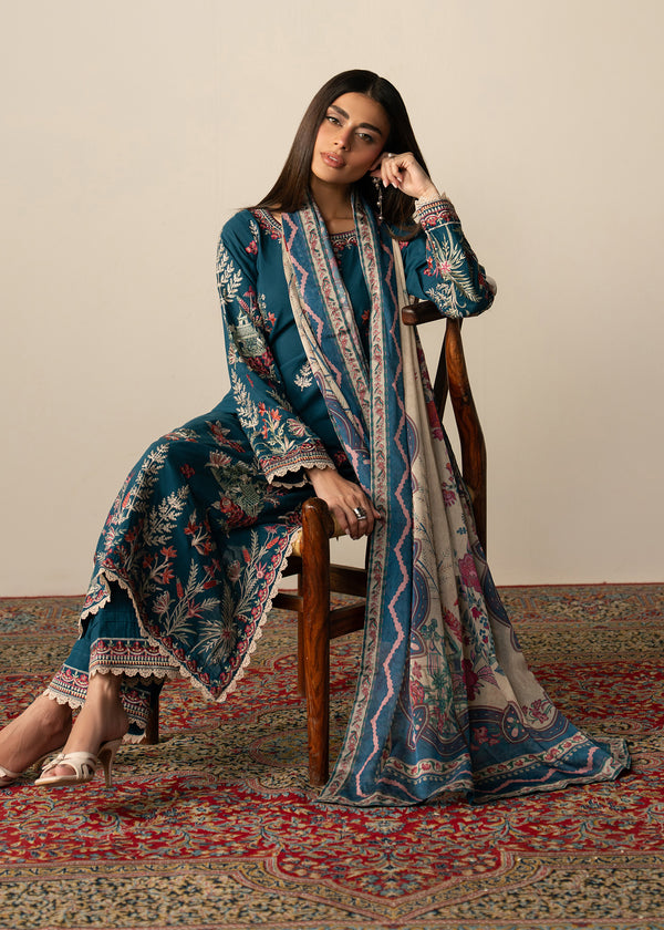 Haseens | Mahra Pret | Zivaar - Luxury Dress - available at Maria Faisal in UK and USA.
