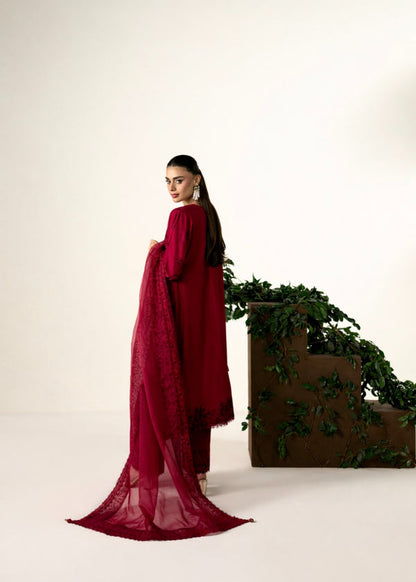 Haseens | Mahra Pret | Surkhzar - Luxury Dress - available at Maria Faisal in UK and USA.