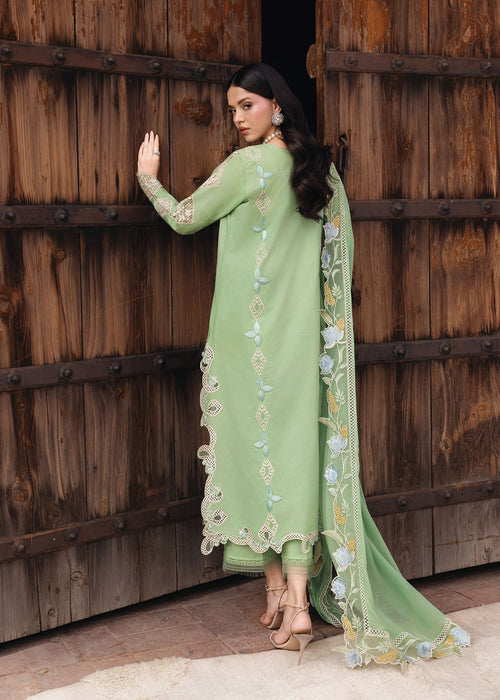 Saira Shakira | Raya Lawn Pret | Celeste Bloom - Luxury Dress - available at Maria Faisal in UK and USA.