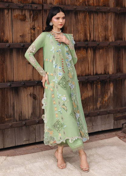 Saira Shakira | Raya Lawn Pret | Celeste Bloom - Luxury Dress - available at Maria Faisal in UK and USA.