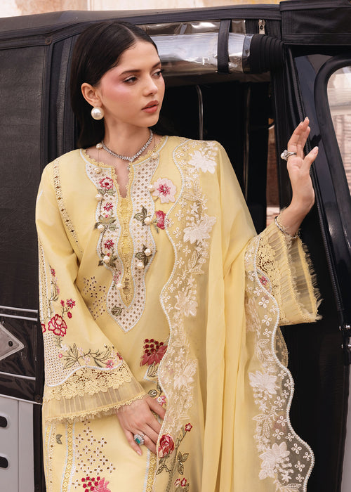 Saira Shakira | Raya Lawn Pret | Zarmina - Luxury Dress - available at Maria Faisal in UK and USA.