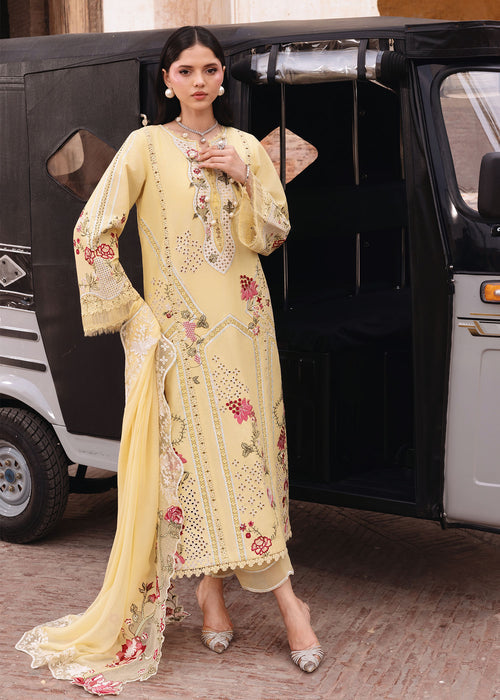 Saira Shakira | Raya Lawn Pret | Zarmina - Luxury Dress - available at Maria Faisal in UK and USA.