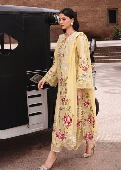 Saira Shakira | Raya Lawn Pret | Zarmina - Luxury Dress - available at Maria Faisal in UK and USA.
