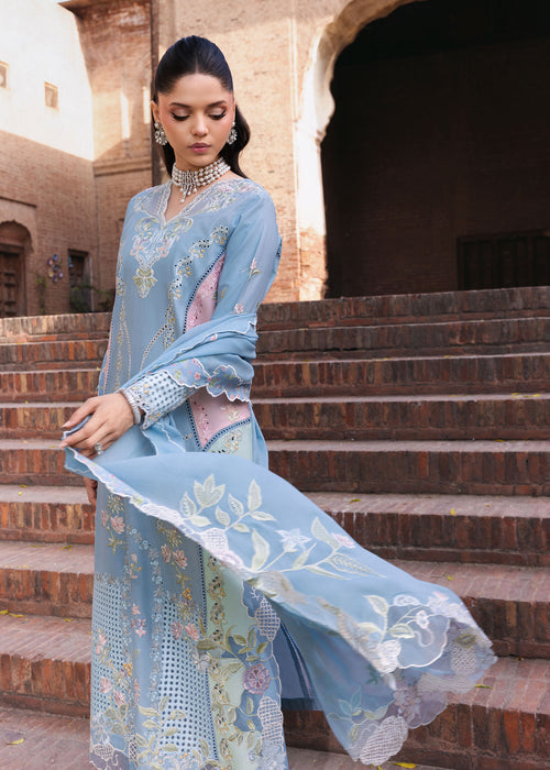 Saira Shakira | Raya Lawn Pret | Auraline - Luxury Dress - available at Maria Faisal in UK and USA.