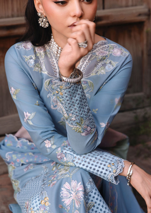 Saira Shakira | Raya Lawn Pret | Auraline - Luxury Dress - available at Maria Faisal in UK and USA.