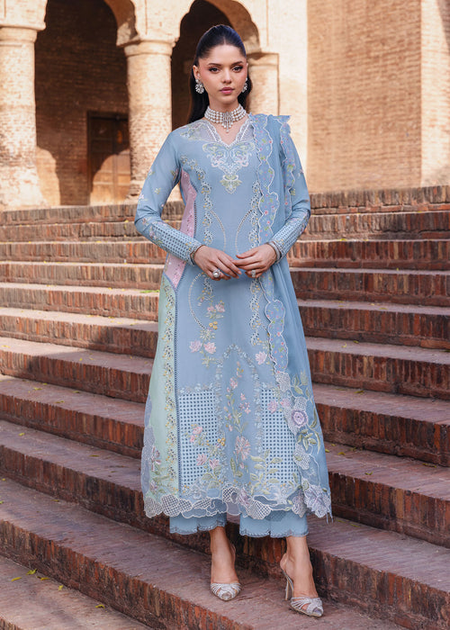 Saira Shakira | Raya Lawn Pret | Auraline - Luxury Dress - available at Maria Faisal in UK and USA.