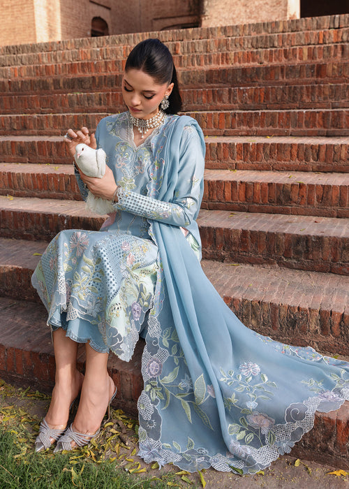 Saira Shakira | Raya Lawn Pret | Auraline - Luxury Dress - available at Maria Faisal in UK and USA.