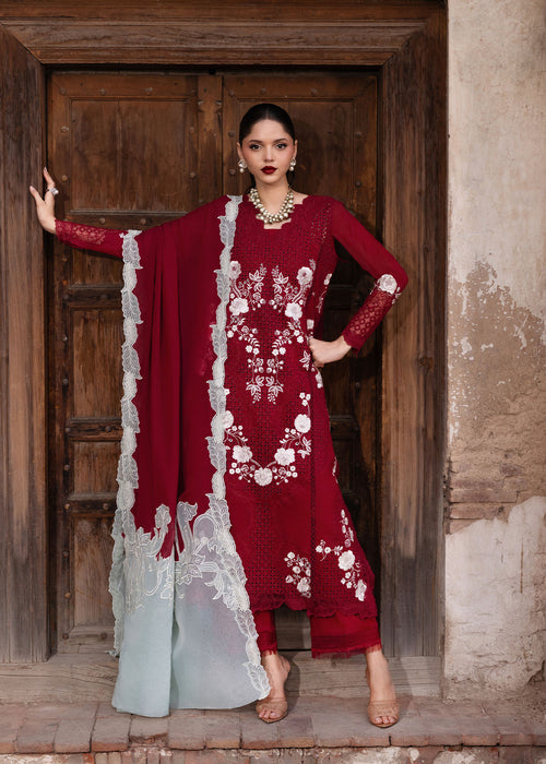 Saira Shakira | Raya Lawn Pret | Elise - Luxury Dress - available at Maria Faisal in UK and USA.