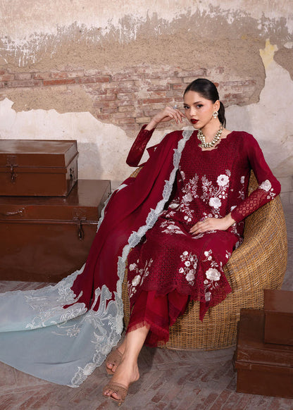 Saira Shakira | Raya Lawn Pret | Elise - Luxury Dress - available at Maria Faisal in UK and USA.