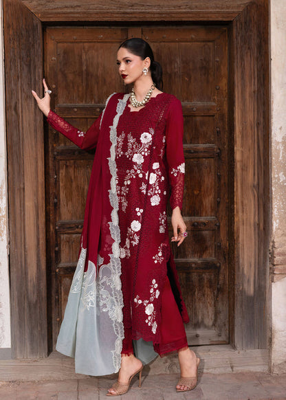 Saira Shakira | Raya Lawn Pret | Elise - Luxury Dress - available at Maria Faisal in UK and USA.