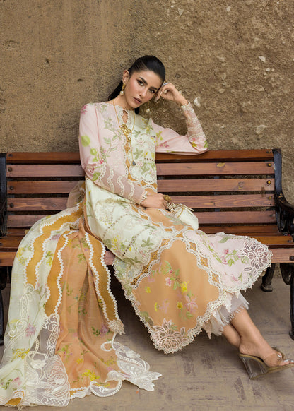 Saira Shakira | Bloom Lawn | LANA 1B - Luxury Dress - available at Maria Faisal in UK and USA.