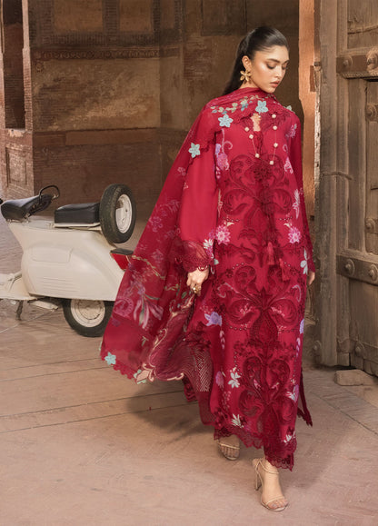 Saira Shakira | Bloom Lawn | ZELIE 1A - Luxury Dress - available at Maria Faisal in UK and USA.