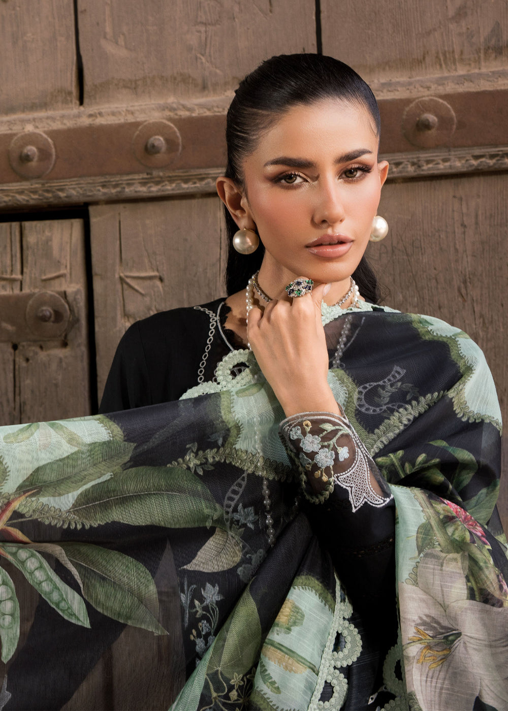 Saira Shakira | Bloom Lawn | ELISE 1A - Luxury Dress - available at Maria Faisal in UK and USA.