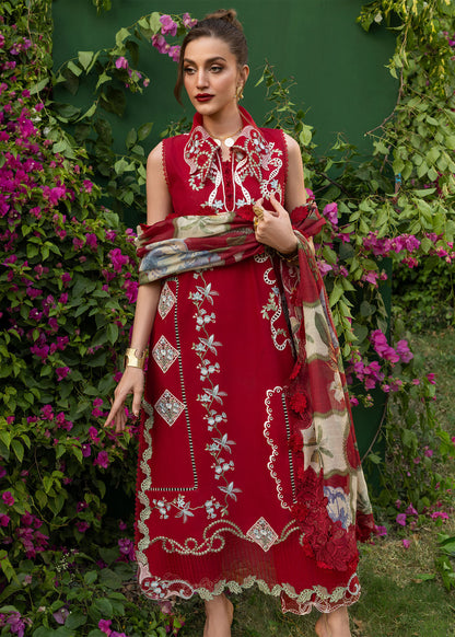 Saira Shakira | Bloom Lawn | ELISE 1B - Luxury Dress - available at Maria Faisal in UK and USA.