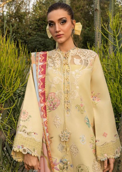 Saira Shakira | Bloom Lawn | MAELLE 1A - Luxury Dress - available at Maria Faisal in UK and USA.