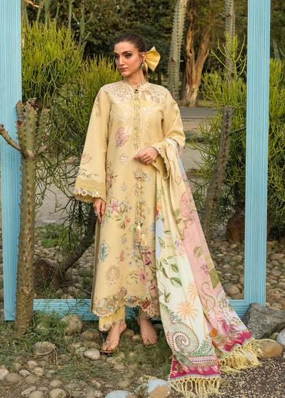 Saira Shakira | Bloom Lawn | MAELLE 1A - Luxury Dress - available at Maria Faisal in UK and USA.