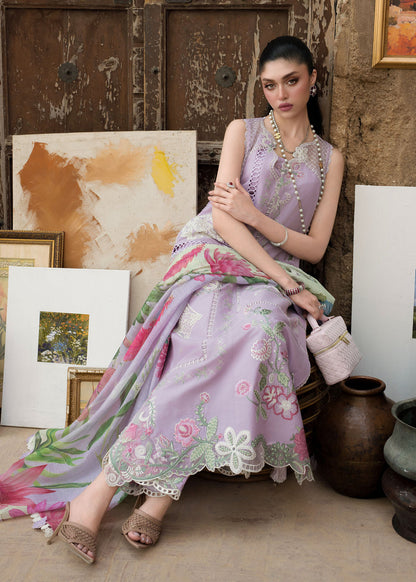 Saira Shakira | Bloom Lawn | IRIS 1B - Luxury Dress - available at Maria Faisal in UK and USA.