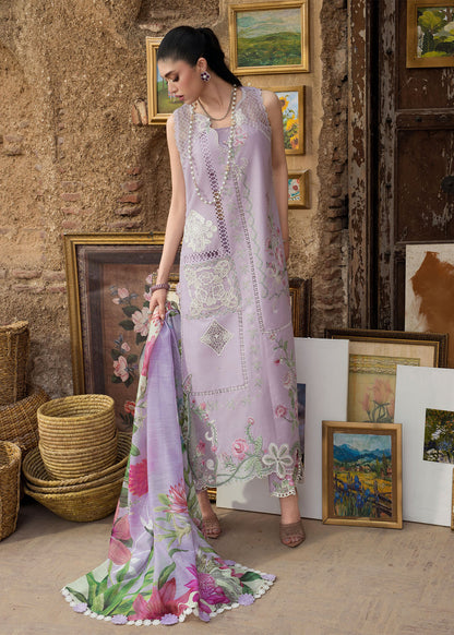 Saira Shakira | Bloom Lawn | IRIS 1B - Luxury Dress - available at Maria Faisal in UK and USA.