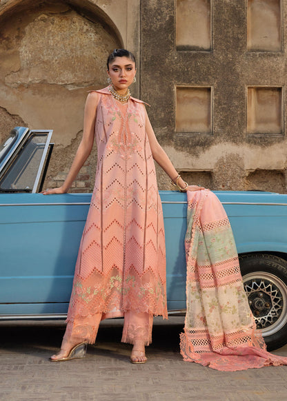 Saira Shakira | Bloom Lawn | AMBRE 1B - Luxury Dress - available at Maria Faisal in UK and USA.
