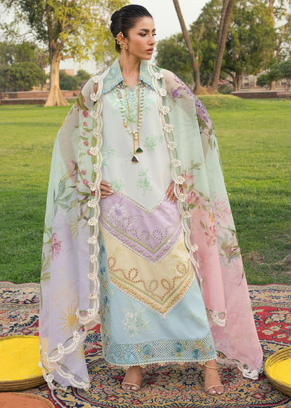 Saira Shakira | Bloom Lawn | AVA 1A - Luxury Dress - available at Maria Faisal in UK and USA.