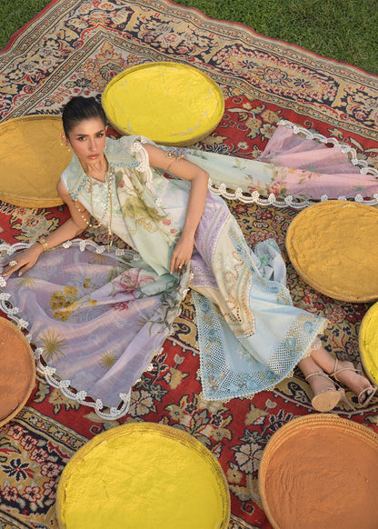 Saira Shakira | Bloom Lawn | AVA 1A - Luxury Dress - available at Maria Faisal in UK and USA.