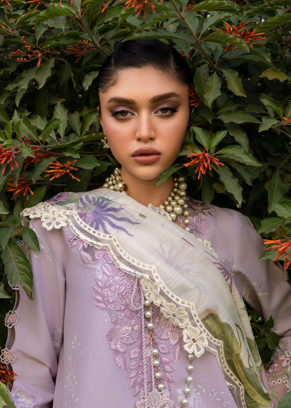 Saira Shakira | Bloom Lawn | AVA 1B - Luxury Dress - available at Maria Faisal in UK and USA.