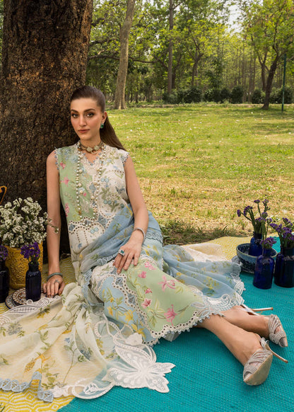 Saira Shakira | Bloom Lawn | LANA 1A - Luxury Dress - available at Maria Faisal in UK and USA.