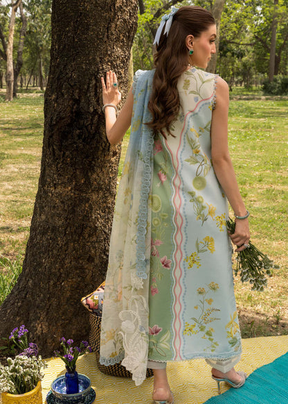 Saira Shakira | Bloom Lawn | LANA 1A - Luxury Dress - available at Maria Faisal in UK and USA.