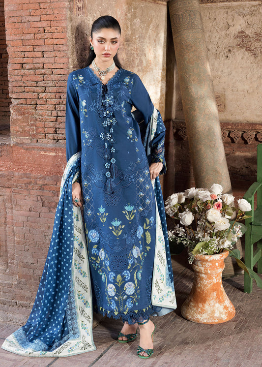 Saira Shakira | Bloom Lawn | LILY 1A - Luxury Dress - available at Maria Faisal in UK and USA.