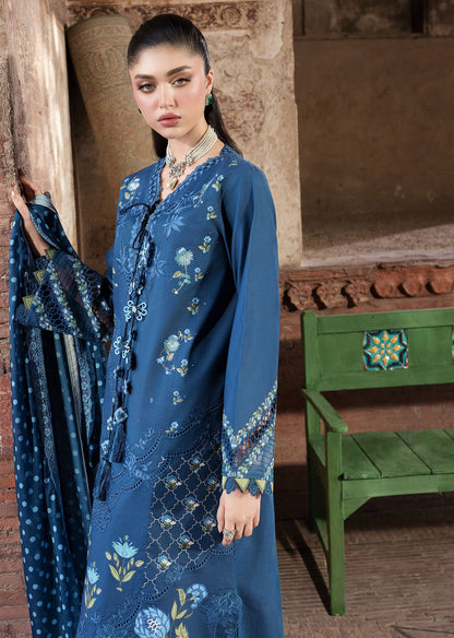 Saira Shakira | Bloom Lawn | LILY 1A - Luxury Dress - available at Maria Faisal in UK and USA.
