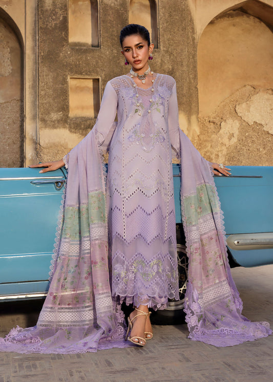 Saira Shakira | Bloom Lawn | AMBRE 1A - Luxury Dress - available at Maria Faisal in UK and USA.