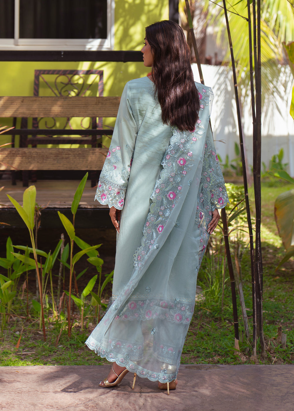 Haseens | Raha Pret | Almas - Luxury Dress - available at Maria Faisal in UK and USA.