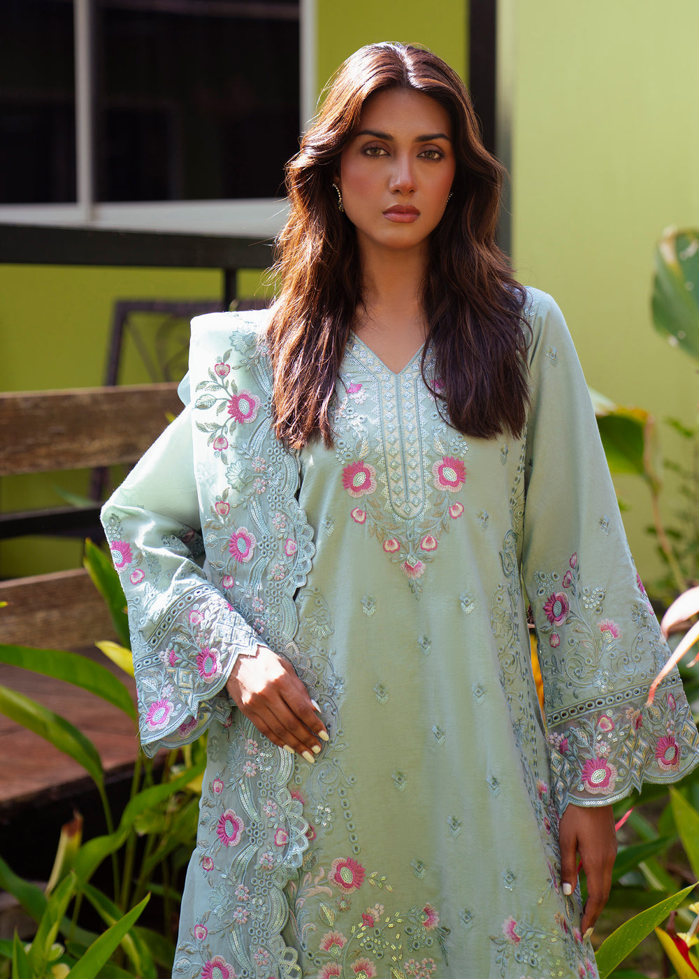 Haseens | Raha Pret | Almas - Luxury Dress - available at Maria Faisal in UK and USA.