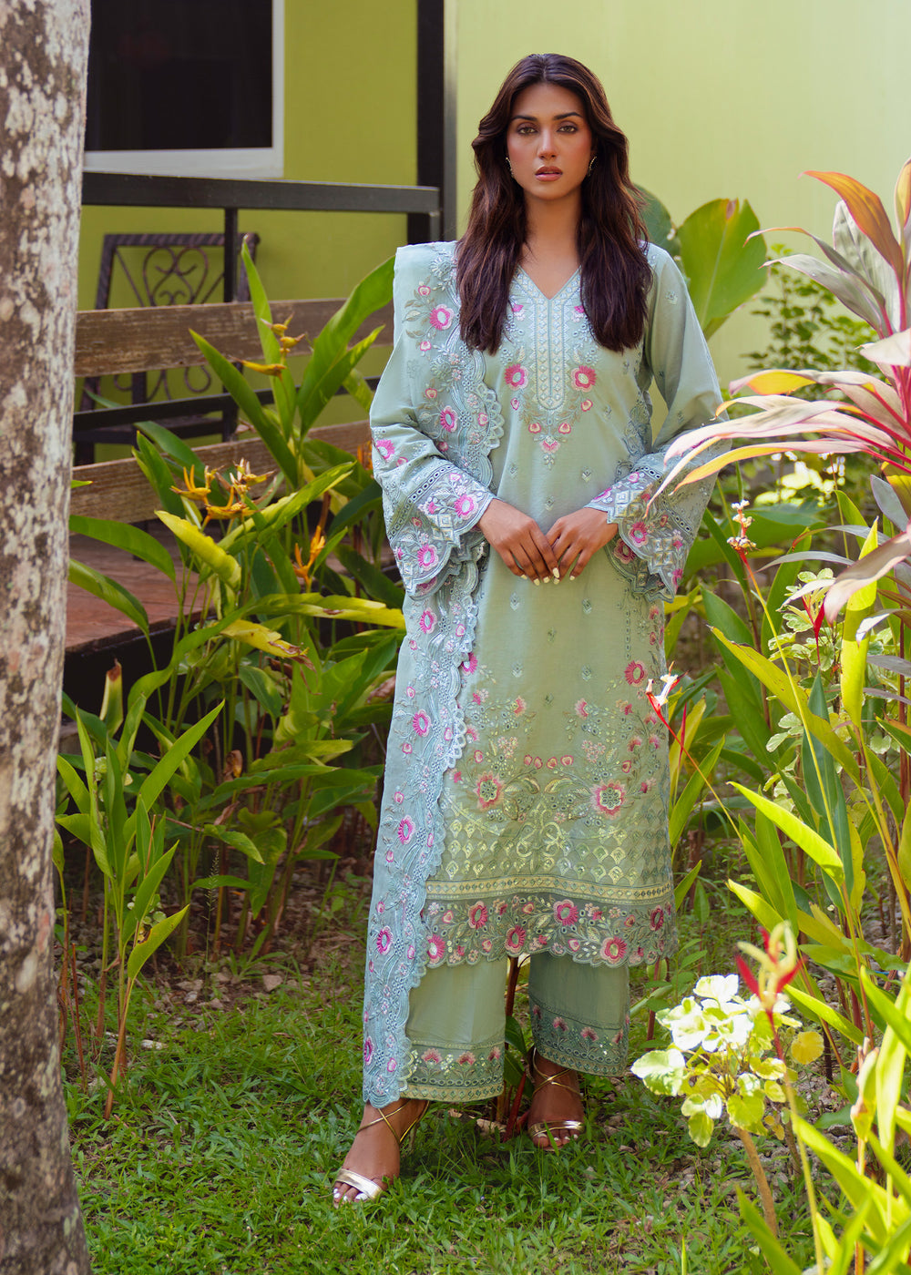 Haseens | Raha Pret | Almas - Luxury Dress - available at Maria Faisal in UK and USA.