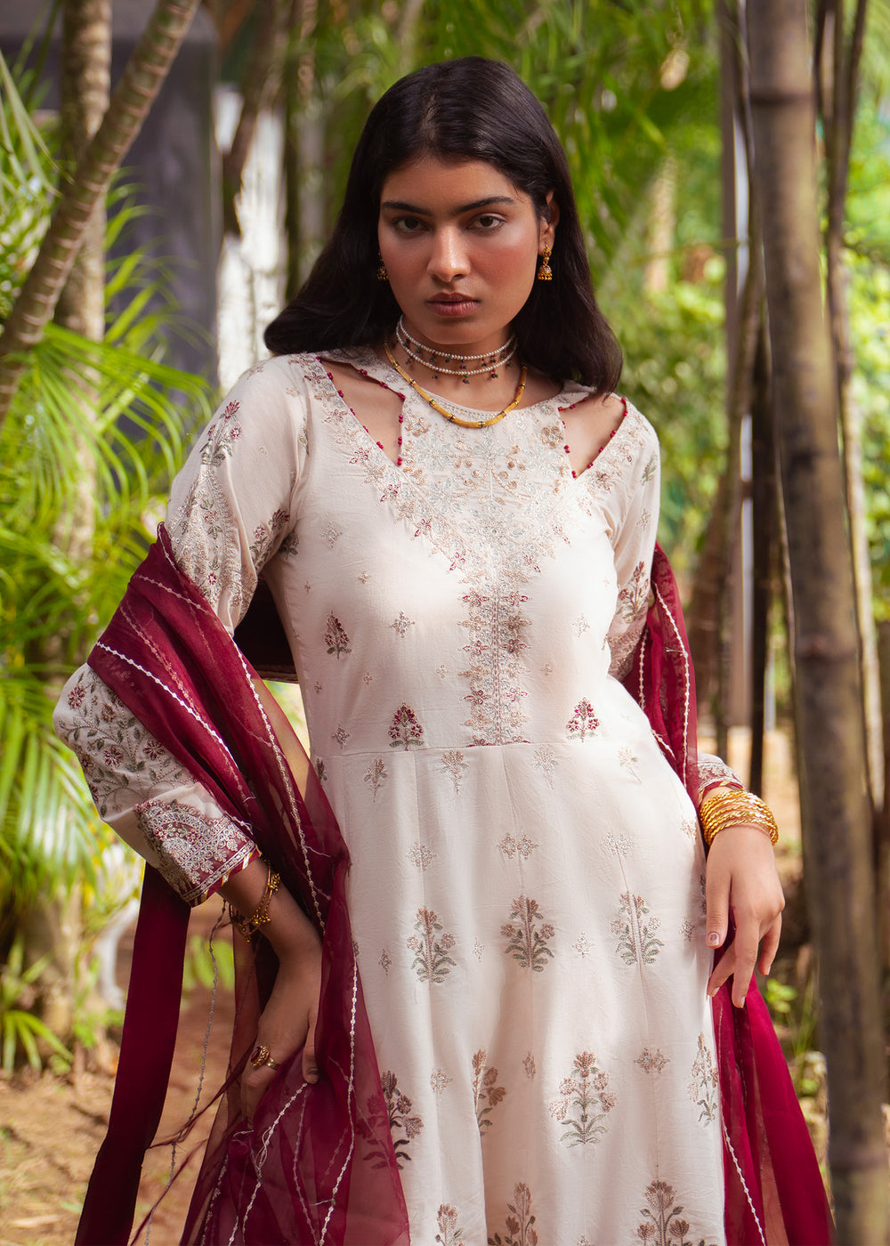 Haseens | Raha Pret | Mayuri - Luxury Dress - available at Maria Faisal in UK and USA.