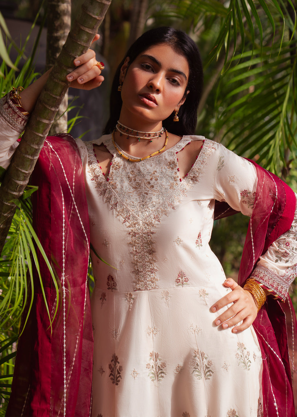 Haseens | Raha Pret | Mayuri - Luxury Dress - available at Maria Faisal in UK and USA.