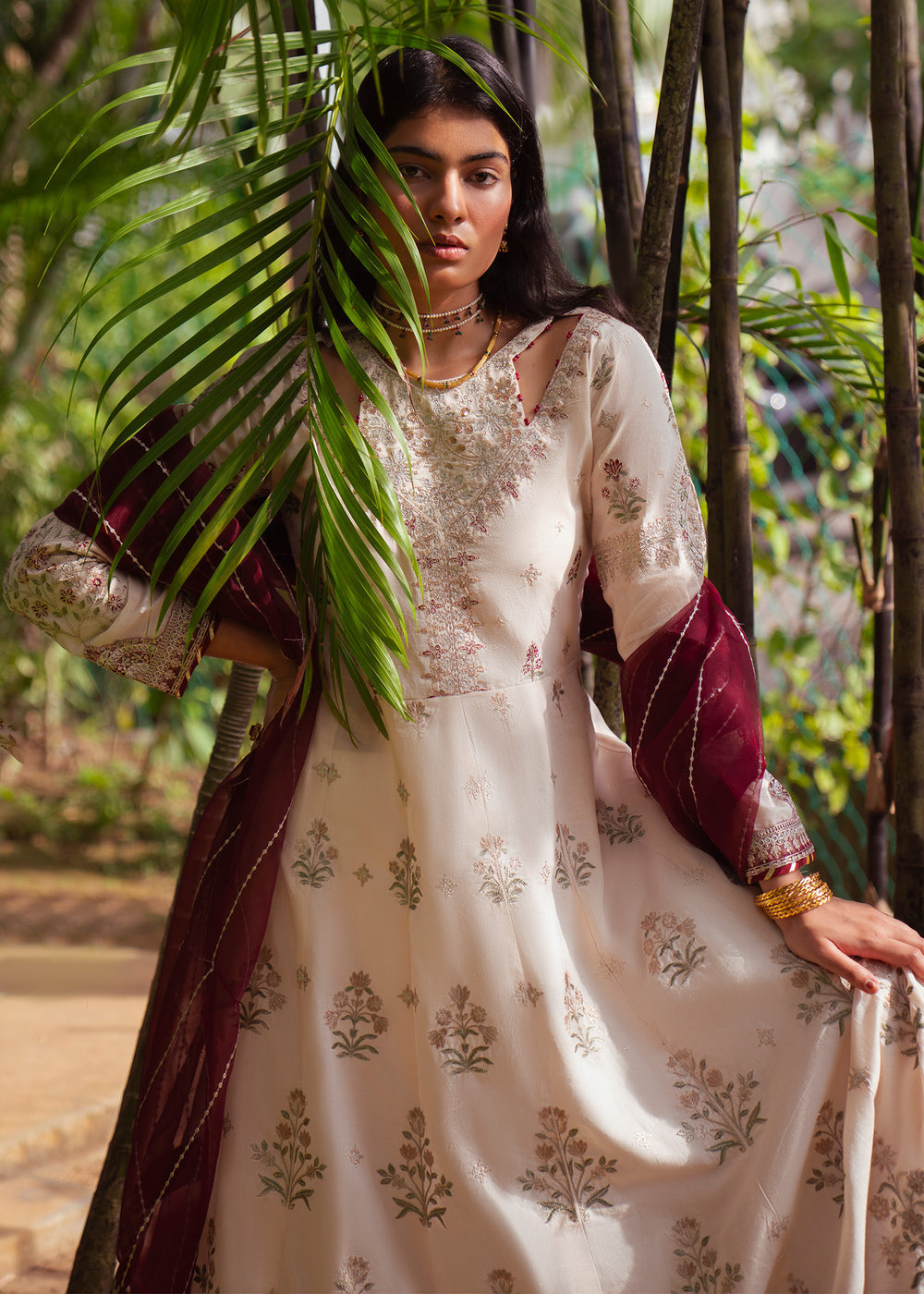 Haseens | Raha Pret | Mayuri - Luxury Dress - available at Maria Faisal in UK and USA.