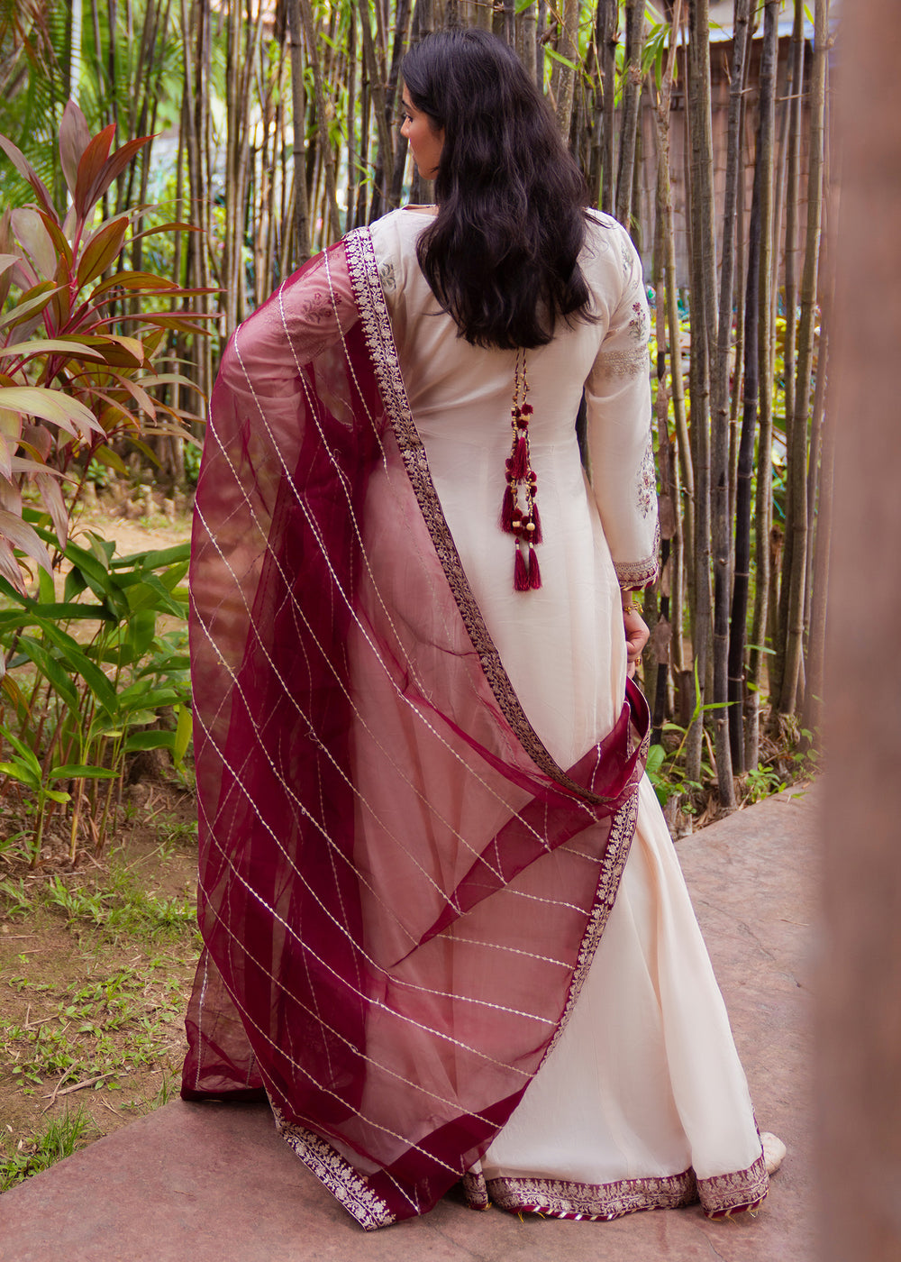 Haseens | Raha Pret | Mayuri - Luxury Dress - available at Maria Faisal in UK and USA.