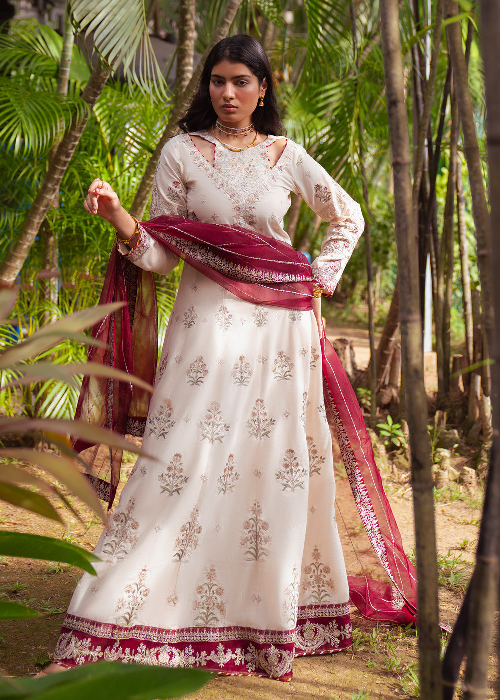 Haseens | Raha Pret | Mayuri - Luxury Dress - available at Maria Faisal in UK and USA.
