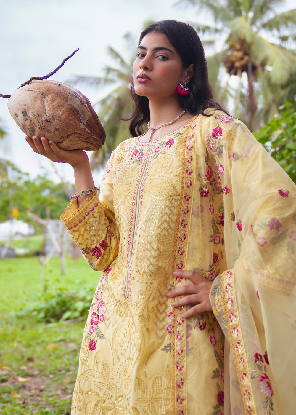 Haseens | Raha Pret | Inshara - Luxury Dress - available at Maria Faisal in UK and USA.