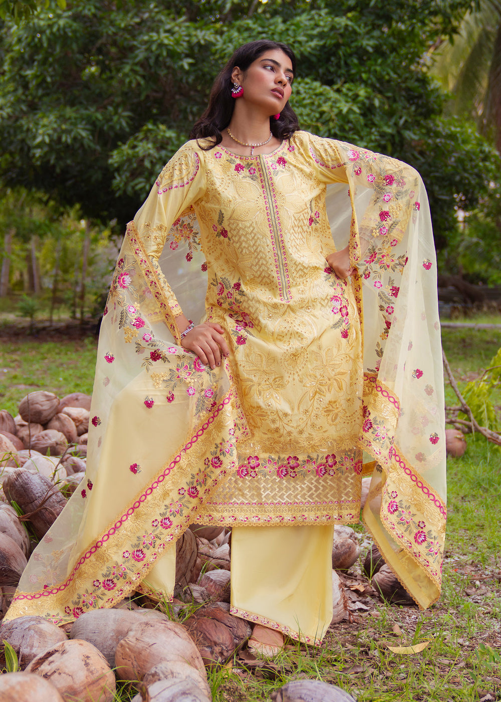 Haseens | Raha Pret | Inshara - Luxury Dress - available at Maria Faisal in UK and USA.