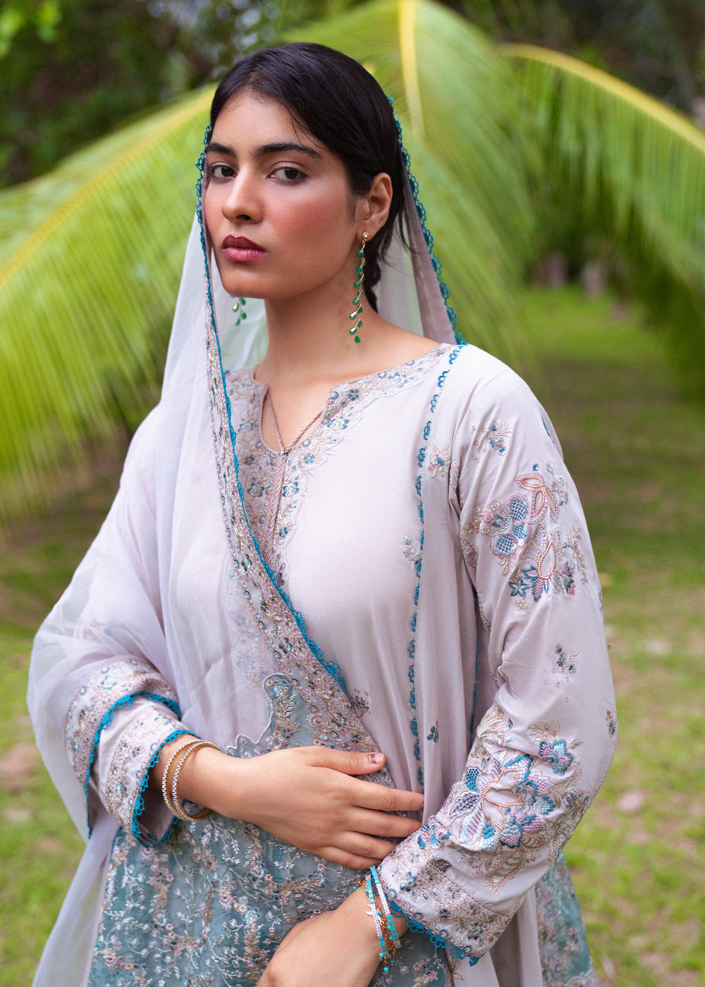 Haseens | Raha Pret |Fizzah - Luxury Dress - available at Maria Faisal in UK and USA.