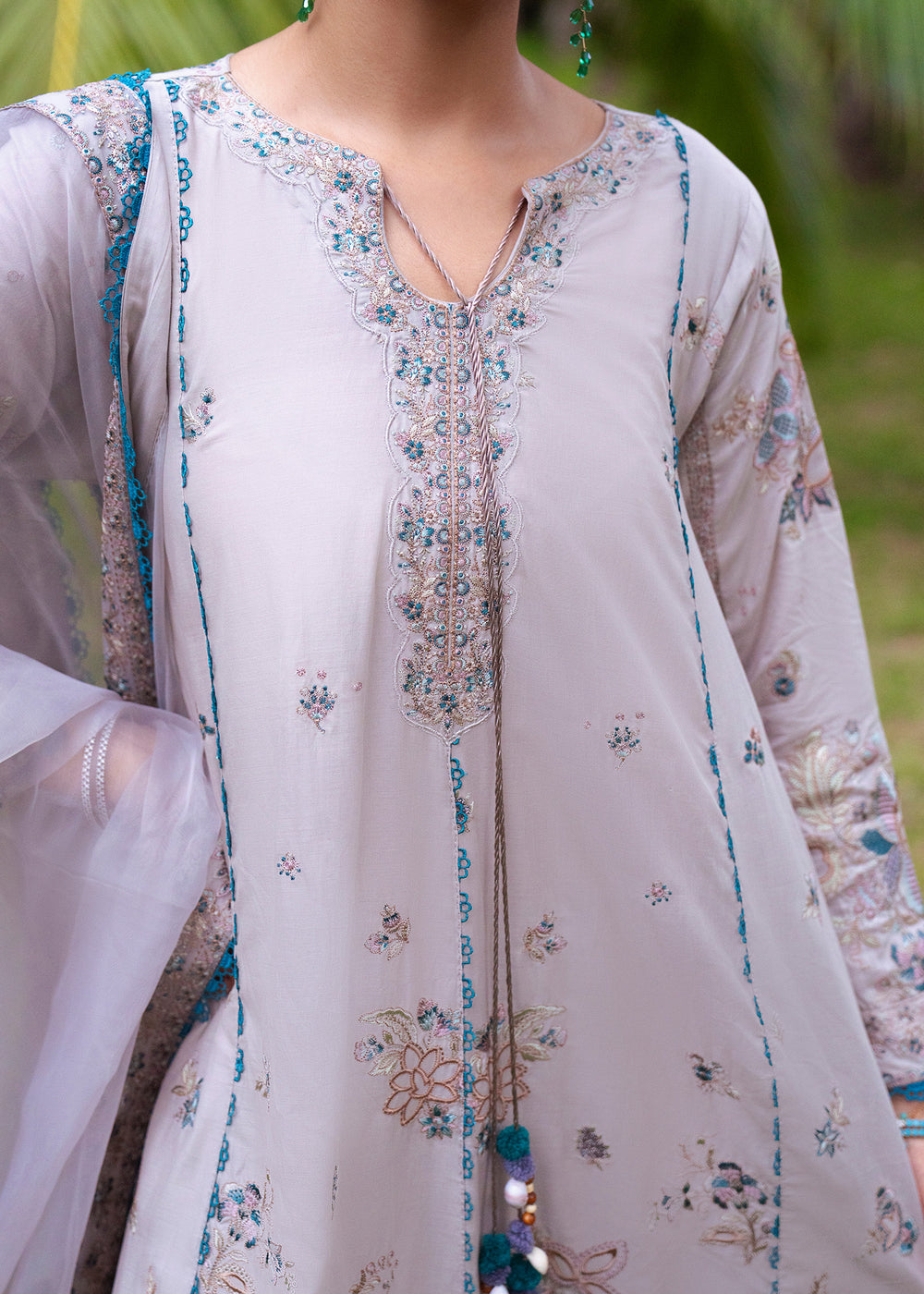 Haseens | Raha Pret |Fizzah - Luxury Dress - available at Maria Faisal in UK and USA.