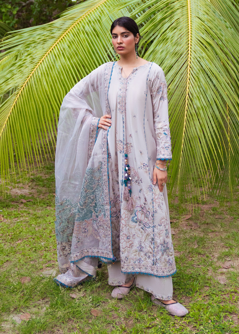 Haseens | Raha Pret |Fizzah - Luxury Dress - available at Maria Faisal in UK and USA.