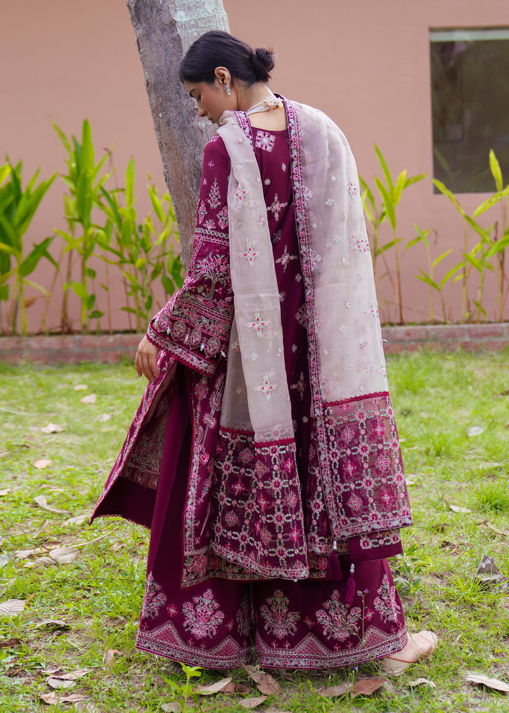 Haseens | Raha Pret | Elaya - Luxury Dress - available at Maria Faisal in UK and USA.