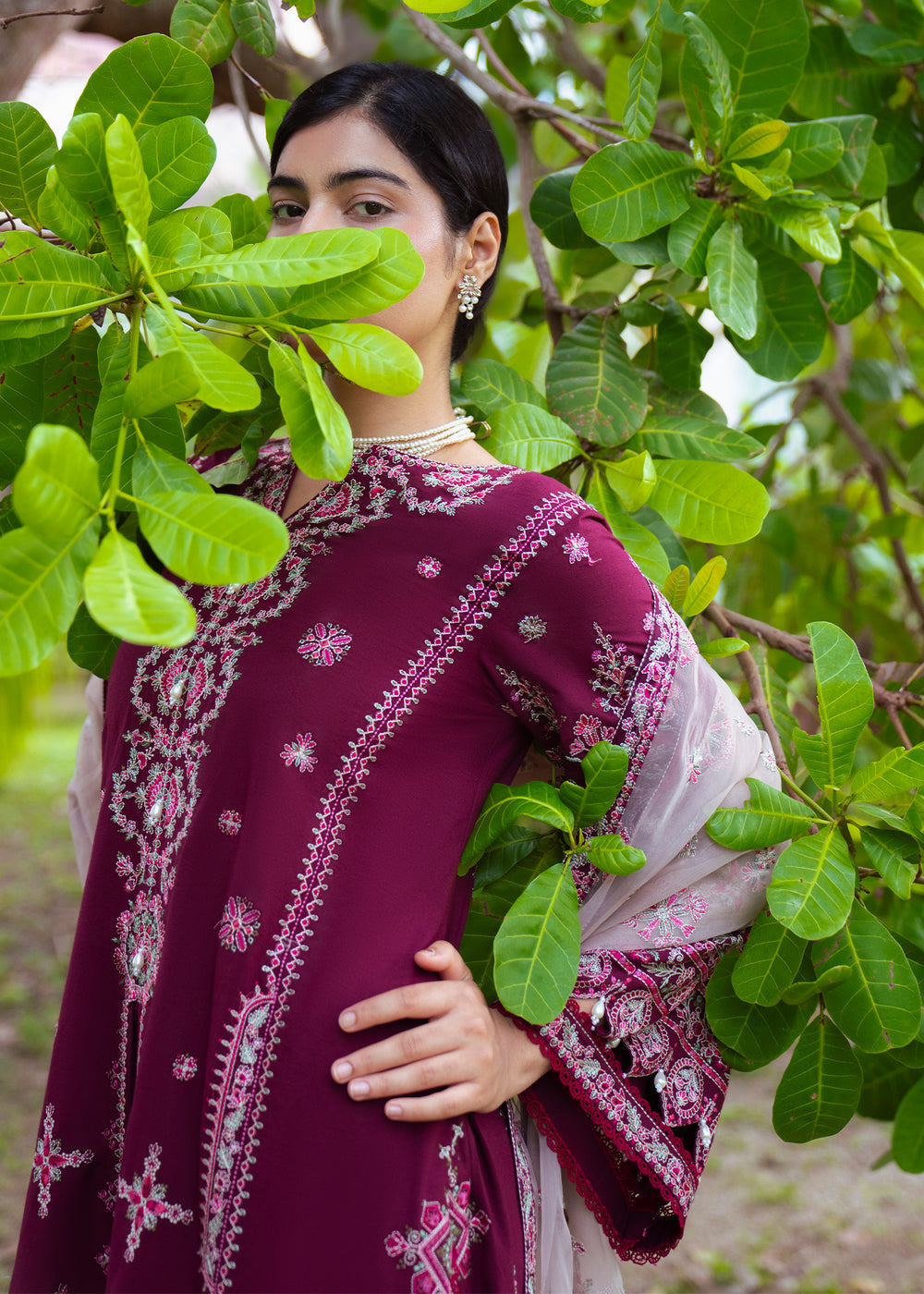 Haseens | Raha Pret | Elaya - Luxury Dress - available at Maria Faisal in UK and USA.