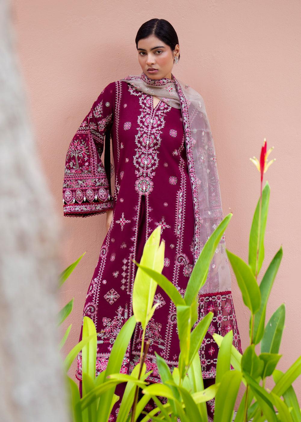 Haseens | Raha Pret | Elaya - Luxury Dress - available at Maria Faisal in UK and USA.
