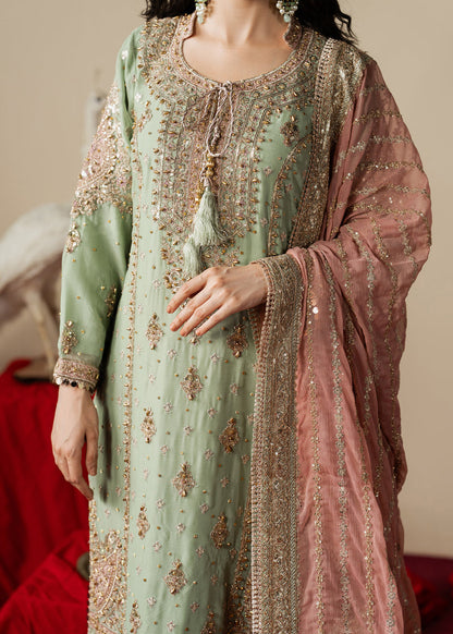 Haseens | Gulal Formals | Mahroza - Formal Dress - available at Maria Faisal in UK and USA.